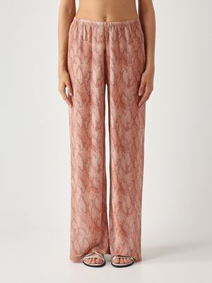 1. Pantalone donna Amalia in georgette Lurex Snake Skin 20
