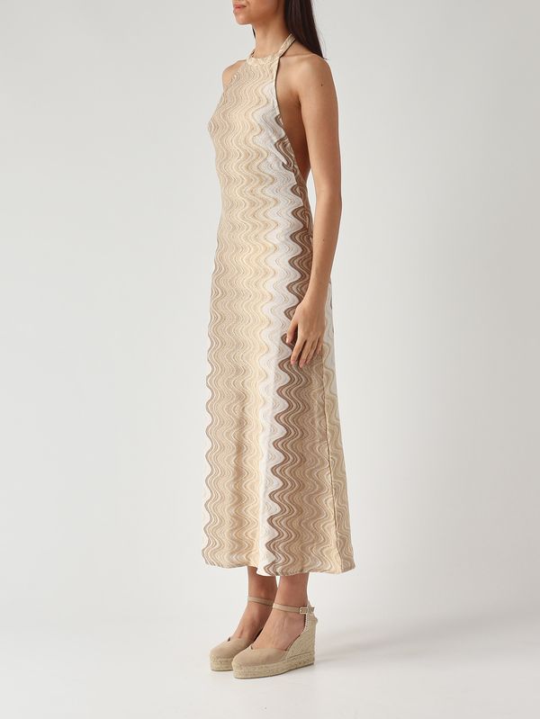 3. Robe pour femme Tony R en tissu lurex. Beige MC2 Saint Barth toy0001