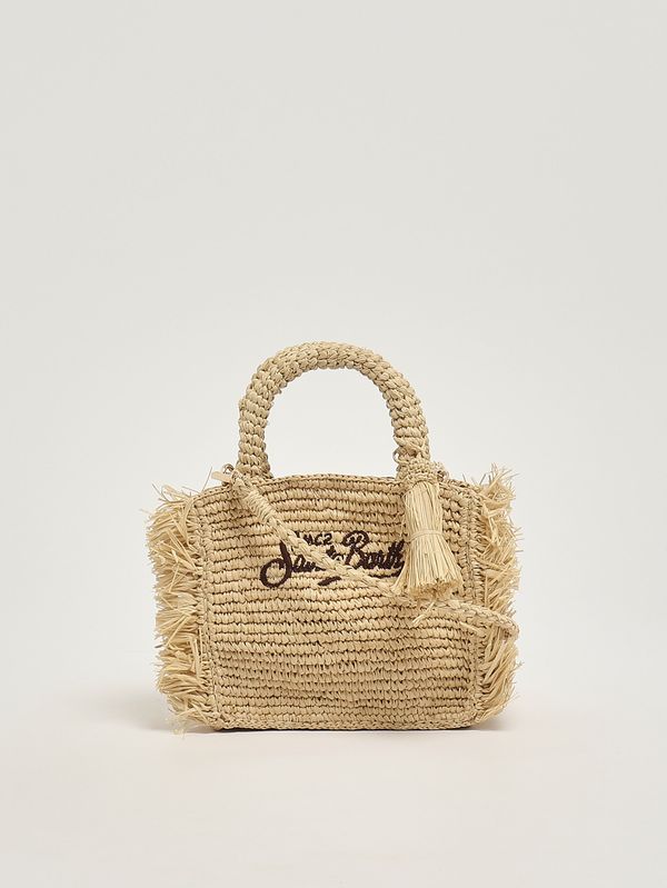 4. Borsa donna Vanity Mini in rafia Beige MC2 Saint Barth vami017
