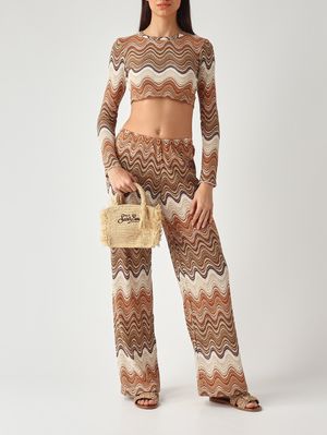 2. Borsa donna Vanity Mini in rafia Beige