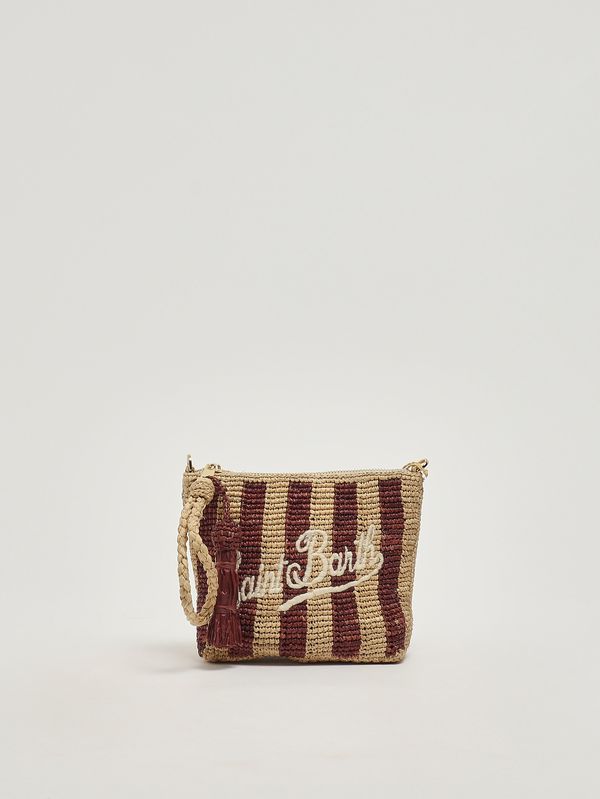 1. Borsa donna in rafia Marrone-Beige MC2 Saint Barth rafp001