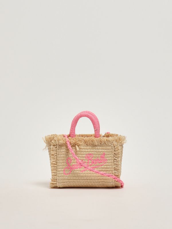 4. Bolso de mujer Vanity Micro de rafia Beige MC2 Saint Barth vami015
