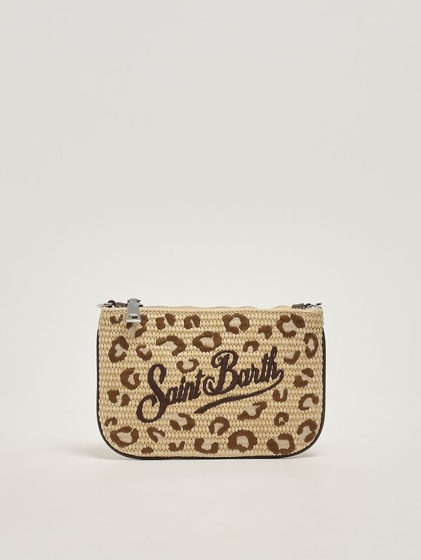 1. Women's Parisienne Mini Raffia Bag Beige MC2 Saint Barth parm002