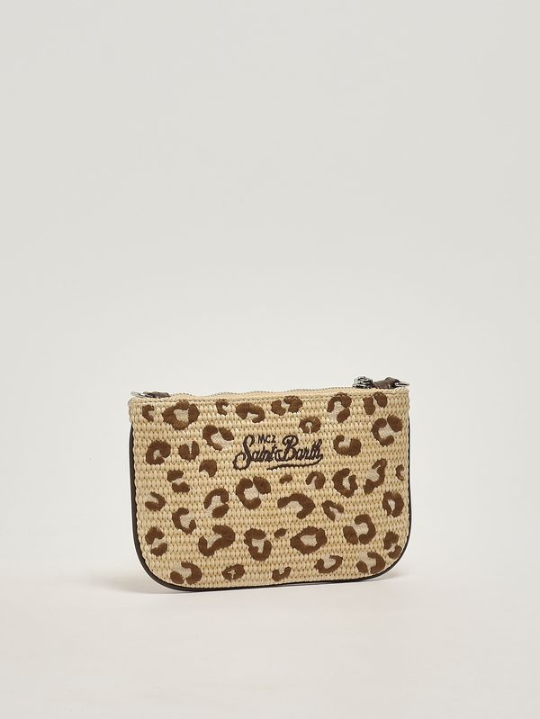 3. Women's Parisienne Mini Raffia Bag Beige MC2 Saint Barth parm002