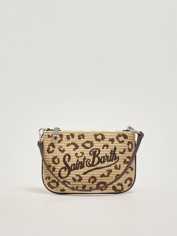 4. Women's Parisienne Mini Raffia Bag Beige MC2 Saint Barth parm002