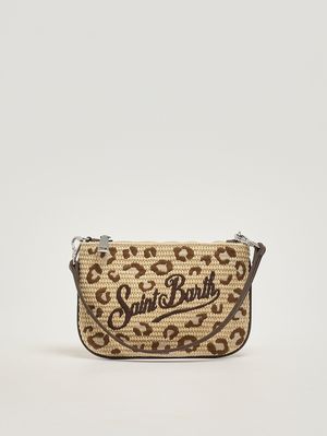 4. Women's Parisienne Mini Raffia Bag Beige