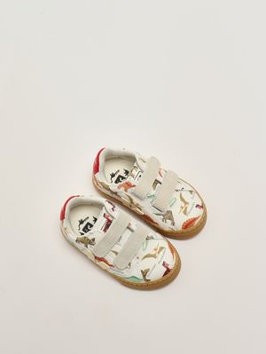 2. Sneakers Small Esplar en cuir sans chrome pour garçon Blanc