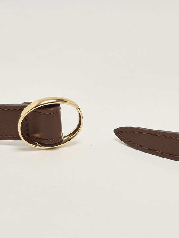 2. Cinturón de mujer Zanzibar de piel Cacao Orciani d10507znz
