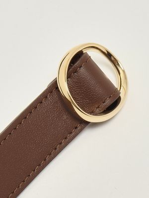 3. Cinturón de mujer Zanzibar de piel Cacao