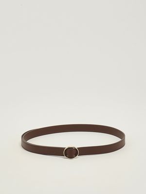 1. Cinturón de mujer Zanzibar de piel Cacao