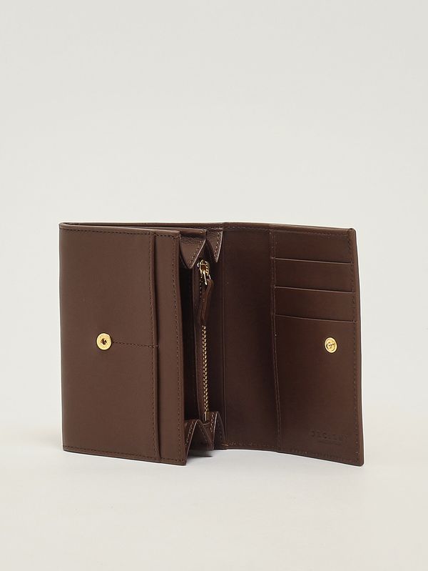 3. Zanzibar women's leather wallet Cocoa Orciani sd0142znz
