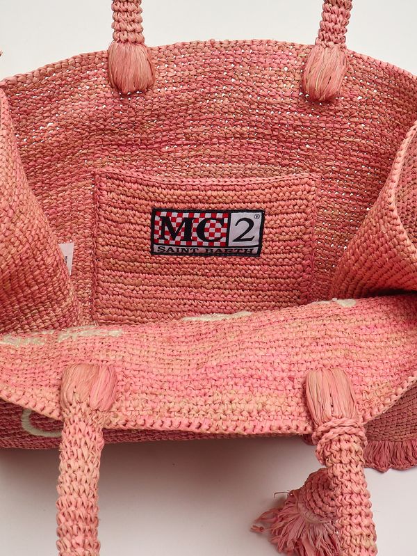 4. Women's raffia bag 21 Emb. MC2 Saint Barth rafv001
