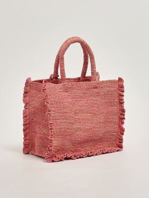 3. Women's raffia bag 21 Emb.