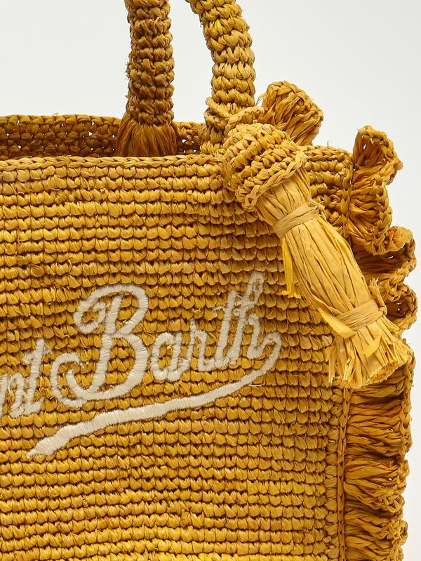 5. Damenhandtasche aus Bast Ocker MC2 Saint Barth rafv002