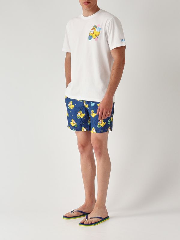 3. Bañador para hombre Lighting con estampado Azul marino MC2 Saint Barth lig0001