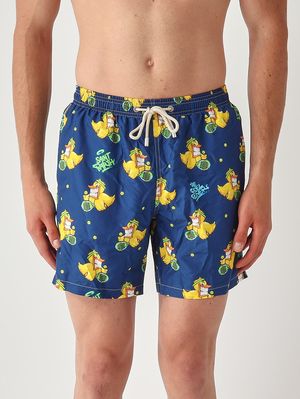 1. Bañador para hombre Lighting con estampado Azul marino