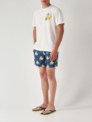 3. Bañador para hombre Lighting con estampado Azul marino
