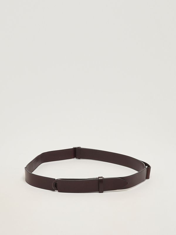 Ceinture homme No Buckle Bull en cuir Tête de Maure Orciani
