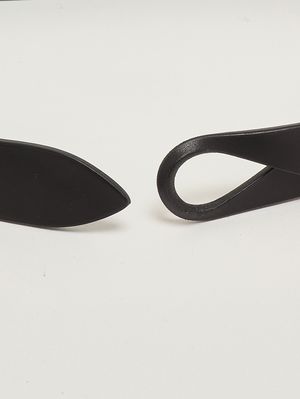 2. Cinturón de hombre No Buckle Bull de piel Negro