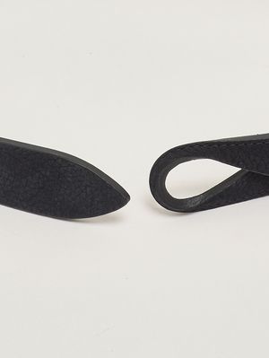 2. Cintura uomo No Buckle Nabucco in pelle nabuk Notte