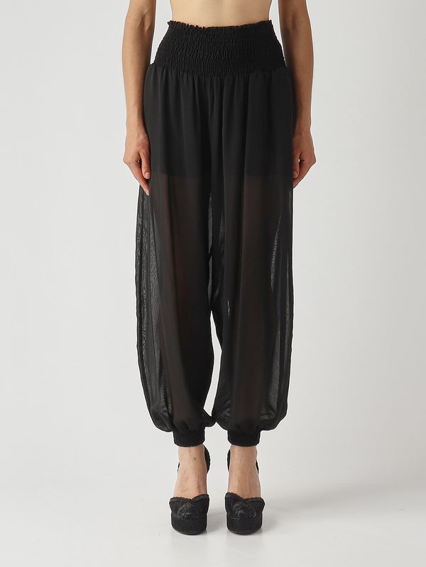 1. Pantalone donna in crepe Nero Pinko 106845a3b2