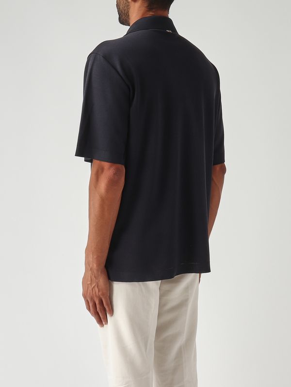 4. Camicia uomo in cotone 61 Blue Navy Herno cm000017u52059