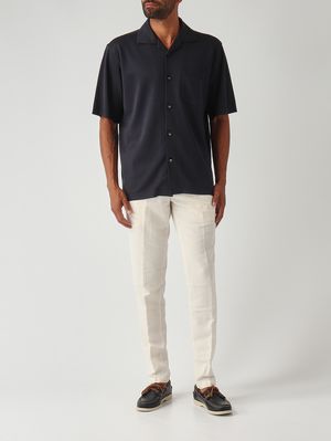2. Camicia uomo in cotone 61 Blue Navy