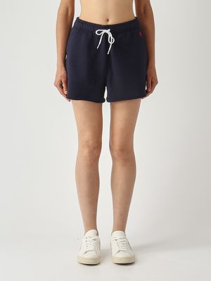1. Shorts donna in felpa di cotone Navy