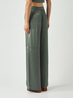 4. Pantalón de mujer de viscosa Salvia