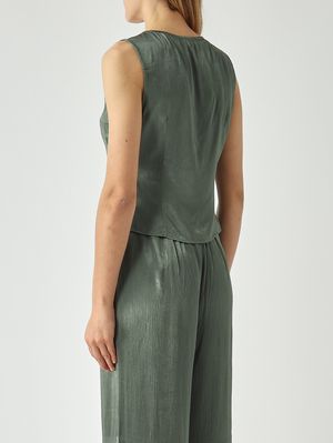 4. Women's viscose blouse Sage