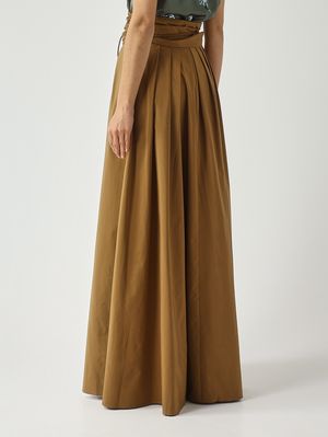 4. Women's taffeta skirt Oil