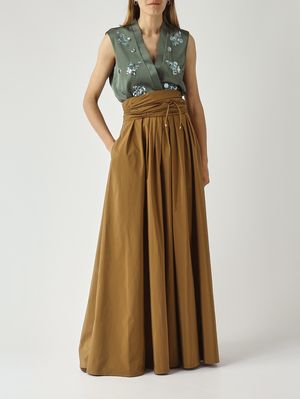 2. Women's taffeta skirt Oil