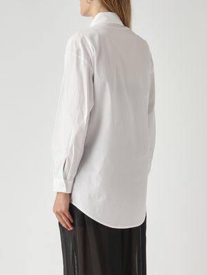 4. Camisa de mujer de algodón Blanco