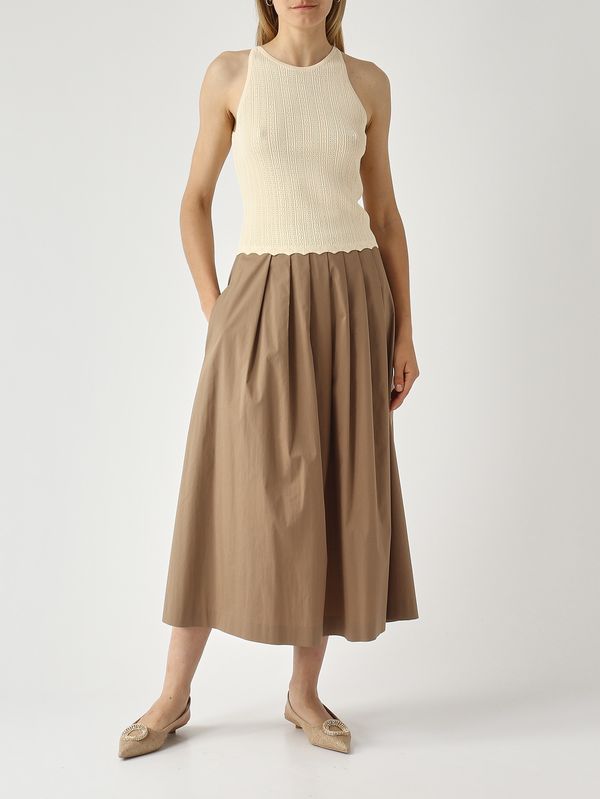2. Mimosa women's top in viscose blend Champagne Nenette mimosa