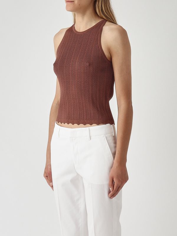 3. Mimosa women's top in viscose blend Cocoa Nenette mimosa