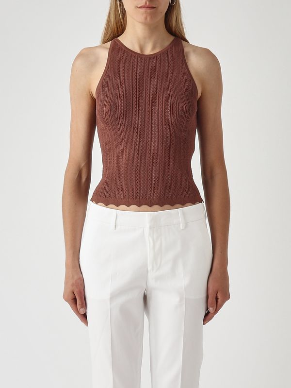 Mimosa women's top in viscose blend Cocoa Nenette