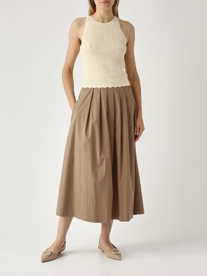 2. Mimosa women's top in viscose blend Champagne