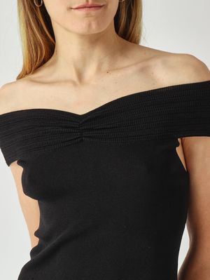 5. Haut femme Mora en viscose mélangée Noir