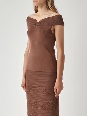 3. Top donna Mora in misto viscosa Cacao