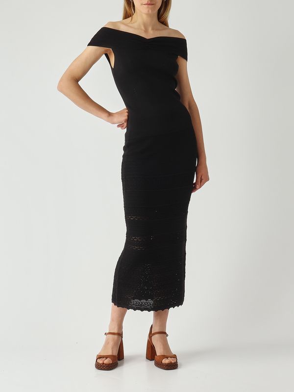 2. Women's knitted skirt Black Nenette whisky