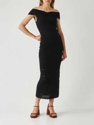 2. Women's knitted skirt Black