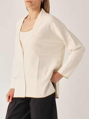 5. Damenstrickjacke Elfenbein