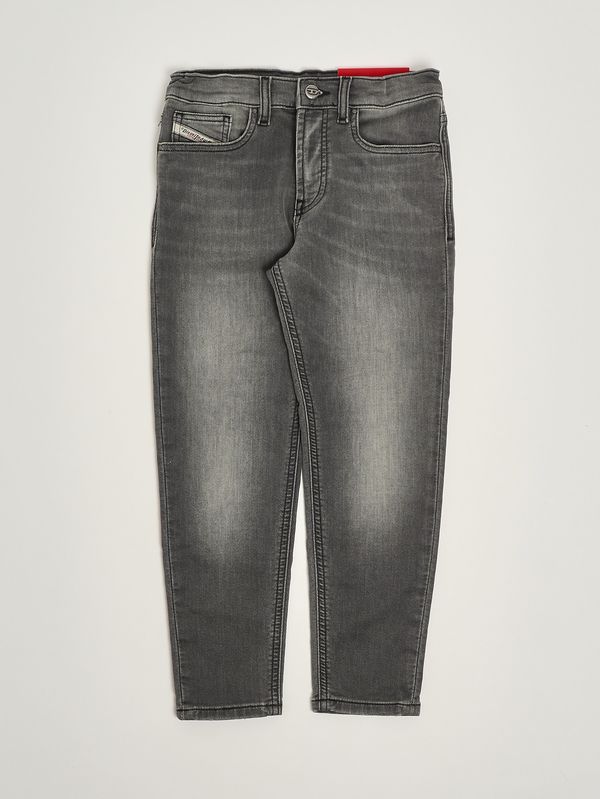 Jeans Lucas para niño en algodón elástico. Vaquero Gris Diesel
