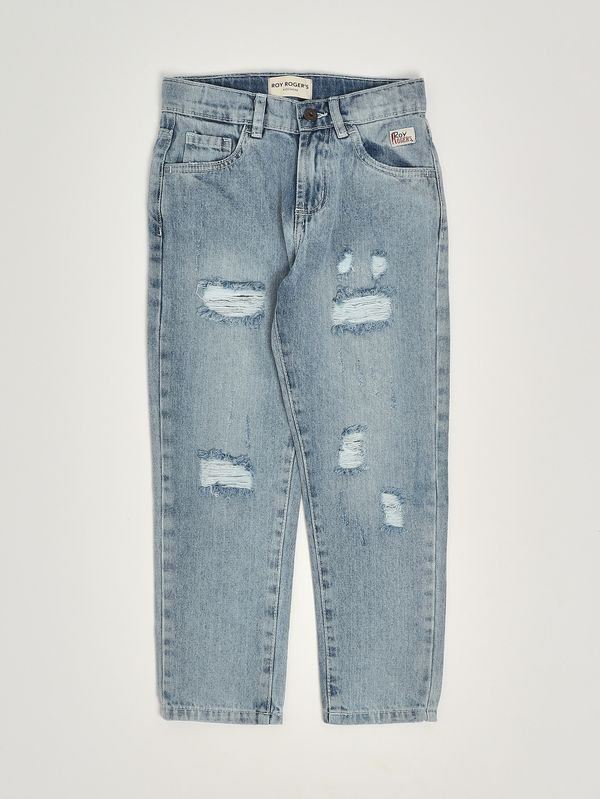 1. Vaqueros de niño en denim de algodón Denim claro Roy Roger's rg14500