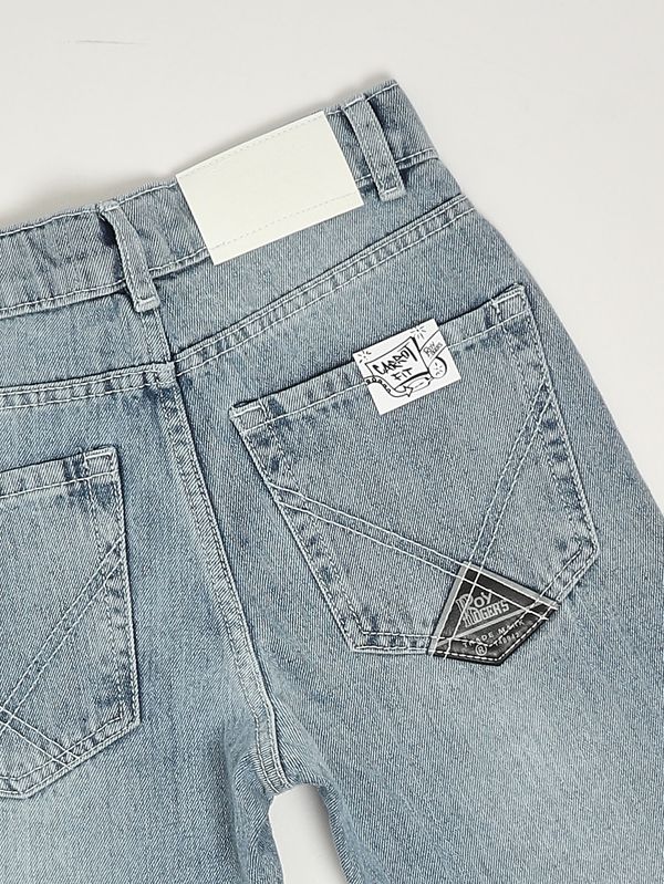 3. Vaqueros de niño en denim de algodón Denim claro Roy Roger's rg14500