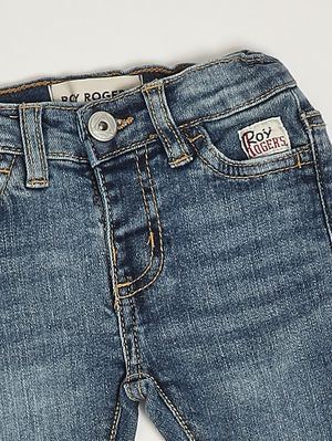 3. Jeans neonato in denim di cotone stretch Denim Medio