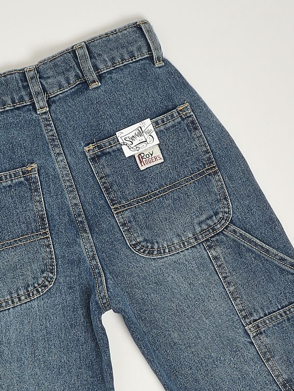 3. Jeans bambino in denim di cotone Denim Medio Roy Roger's rg14800