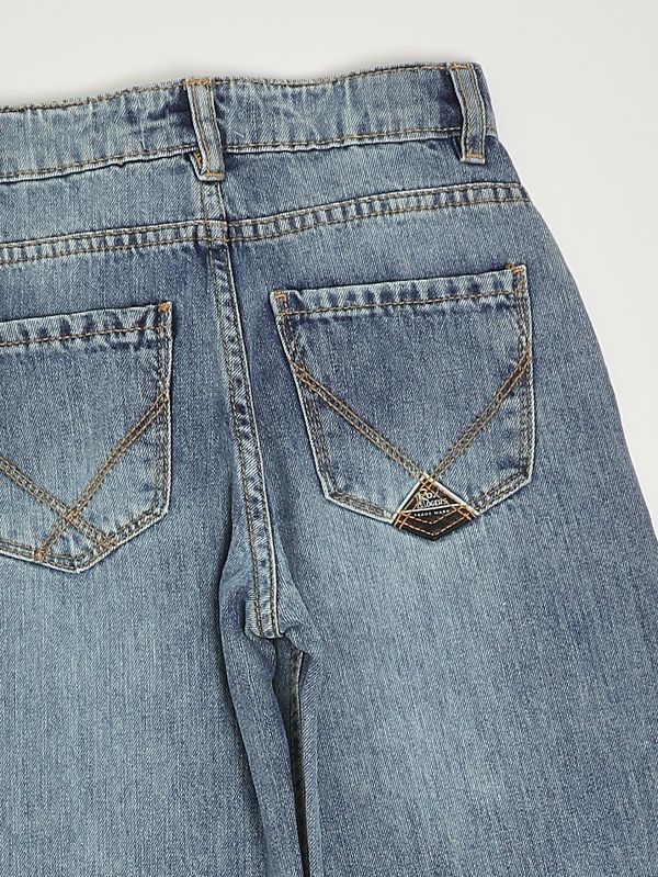 3. Jeans bambina in cotone Denim Chiaro Roy Roger's rg17900