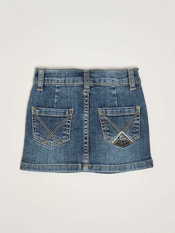 2. Gonna neonata in denim di cotone stretch Denim Medio Roy Roger's rg19400