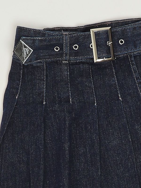 3. Mädchenrock aus Stretch-Baumwoll-Denim Dunkler Denim Roy Roger's rg15500